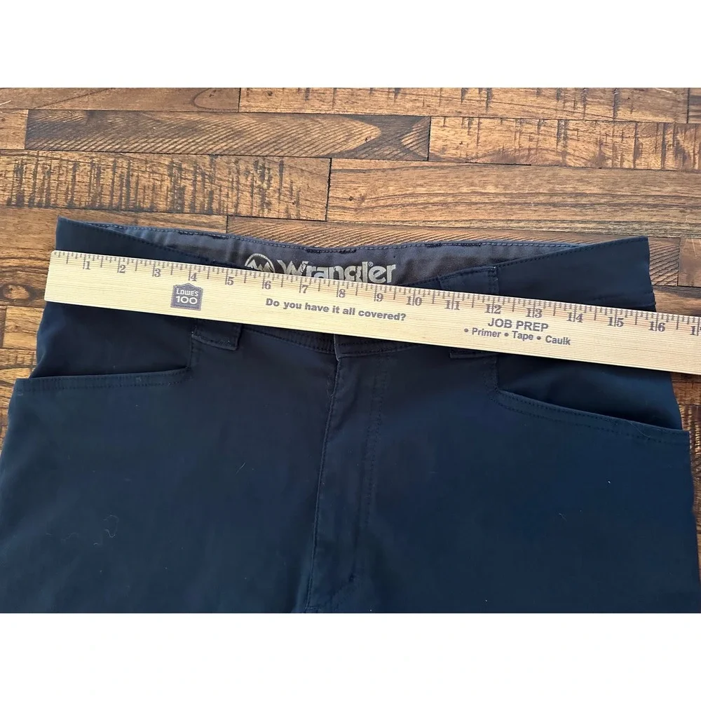 Wrangler‎ Outdoor Series Pants 34x34 Black Nylon Spandex Stretch Cargo Utility